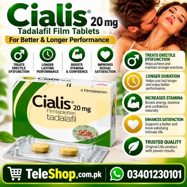 Cialis 20mg Tablets in Pakistan