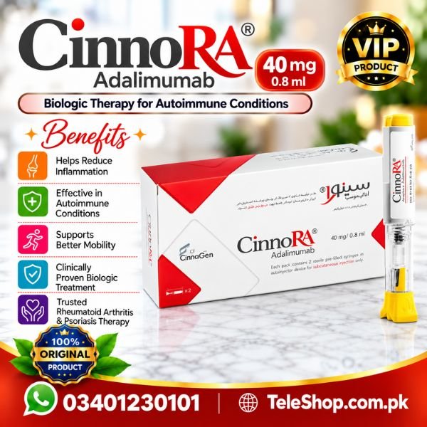 CinnoRA Injection (Adalimumab) 40mg/0.8ml In Pakistan