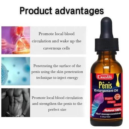 Crazy Life Penis Enlargement Oil For Men in Pakistan
