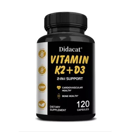 Didacat Vitamin D3 + K2 + Calcium 120 Capsules In Pakistan