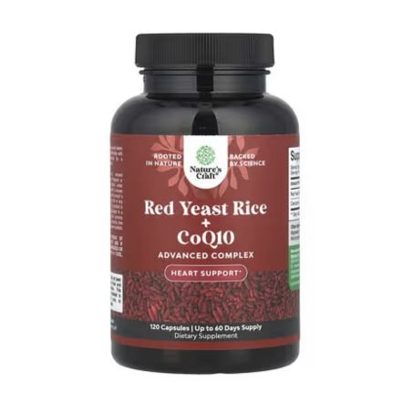 Nature Craft Red Yeast Rice + CoQ10, 120 Capsules in Pakistan