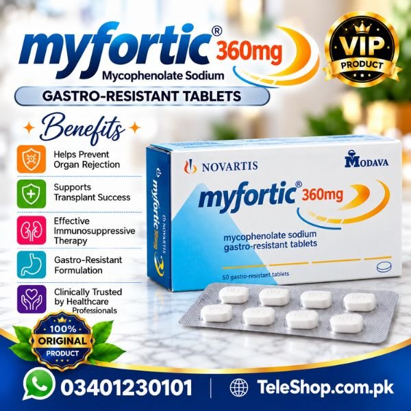 Novartis Myfortic 360mg Price in Pakistan