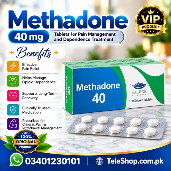 Zagros Darou Methadone 40mg Tablets in Pakistan