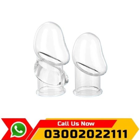 2-Pcs Soft Stretch Cock Girth Enhancer Sleeve In Pakistan