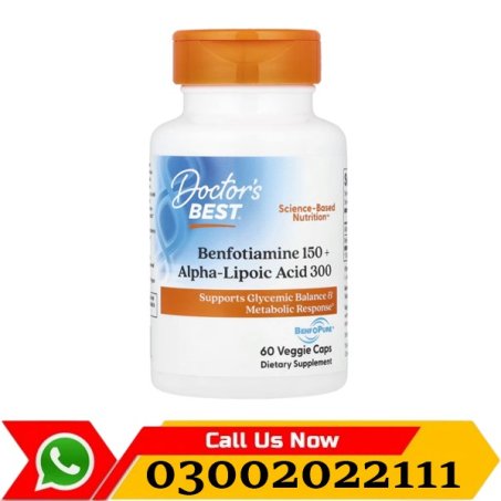 Benfotiamine 150 + Alpha-Lipoic Acid 300mg in Pakistan