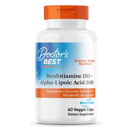 Doctor's Best Benfotiamine 150 + Alpha-Lipoic Acid 300mg in Pakistan