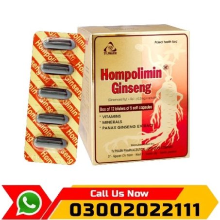 Hompolimin ginseng Multivitamin Capsules In Pakistan