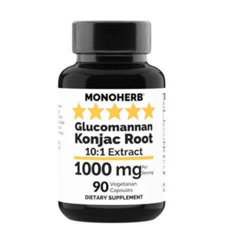 Monoherb Glucomannan Konjac Root 1000 Mg Capsule