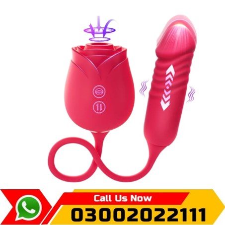 Mooligirl Rose Vibrators Sex Toy | Thrusting & Sucking