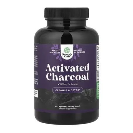 Natures Craft Activated Charcoal 400 mg Capsules in Pakistan