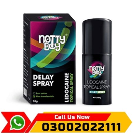 NottyBoy Lidocaine topical Delay Spray Pakistan