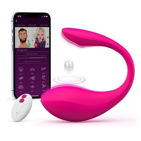 Sangonomiya Pink Long Distance Mini Vibrator | App & Remote Control