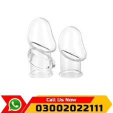 2-Pcs Soft Stretch Cock Girth Enhancer Sleeve In Pakistan