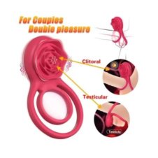 MOVGANI Rose Vibrating Cock Ring In Pakistan